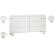 Meridian Furniture Kent Cream Solid Ash Wood Dresser