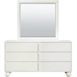 Meridian Furniture Kent Cream Solid Ash Wood Dresser