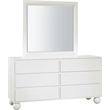 Meridian Furniture Kent Cream Solid Ash Wood Dresser