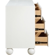Meridian Furniture Kent Cream Solid Ash Wood Dresser