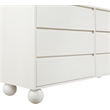 Meridian Furniture Kent Cream Solid Ash Wood Dresser