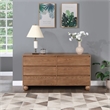 Meridian Furniture Kent Walnut Solid Ash Wood Dresser