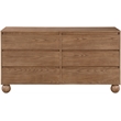 Meridian Furniture Kent Walnut Solid Ash Wood Dresser