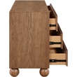Meridian Furniture Kent Walnut Solid Ash Wood Dresser
