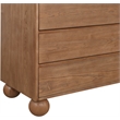 Meridian Furniture Kent Walnut Solid Ash Wood Dresser