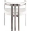 Meridian Furniture Marcello Cream Vegan Leather Dining Chair (Set of 2)