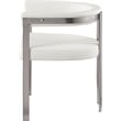 Meridian Furniture Marcello Cream Vegan Leather Dining Chair (Set of 2)