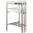 Meridian Furniture Marcello Cream Vegan Leather Counter Stool (Set of 2)