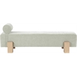 Meridian Furniture Edison Mint Green Chenille Fabric Bench