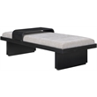 Meridian Furniture Arlington Light Grey Chenille Fabric Bench