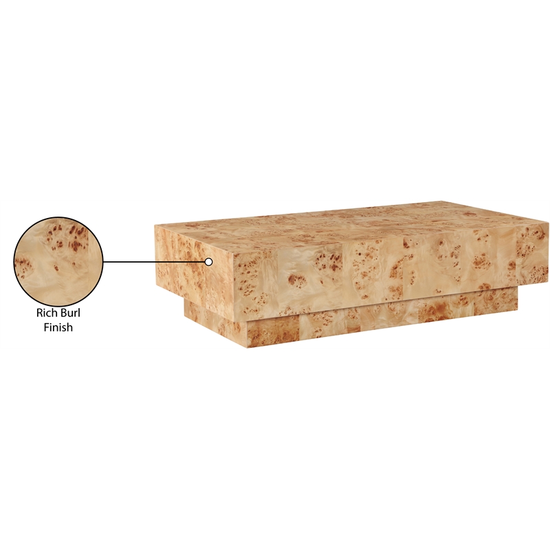 Meridian Furniture Otto Natural Coffee Table