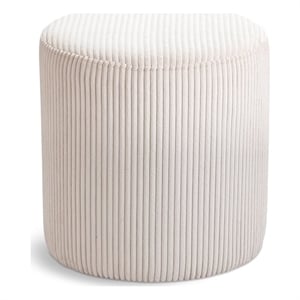 Meridian Furniture Roy Beige Ottoman/Stool