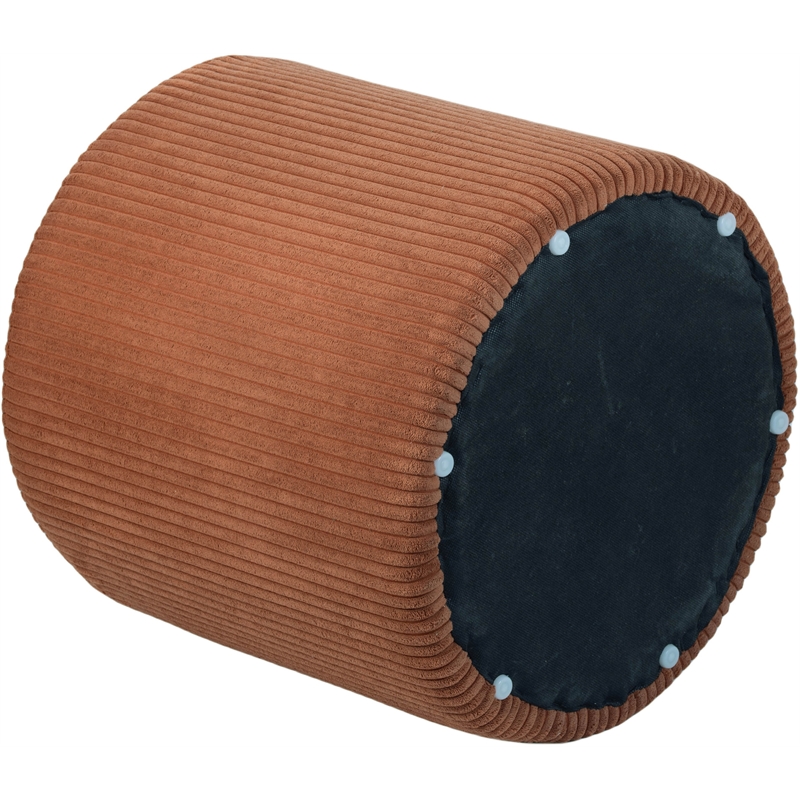 Meridian Furniture Roy Cognac Ottoman/Stool