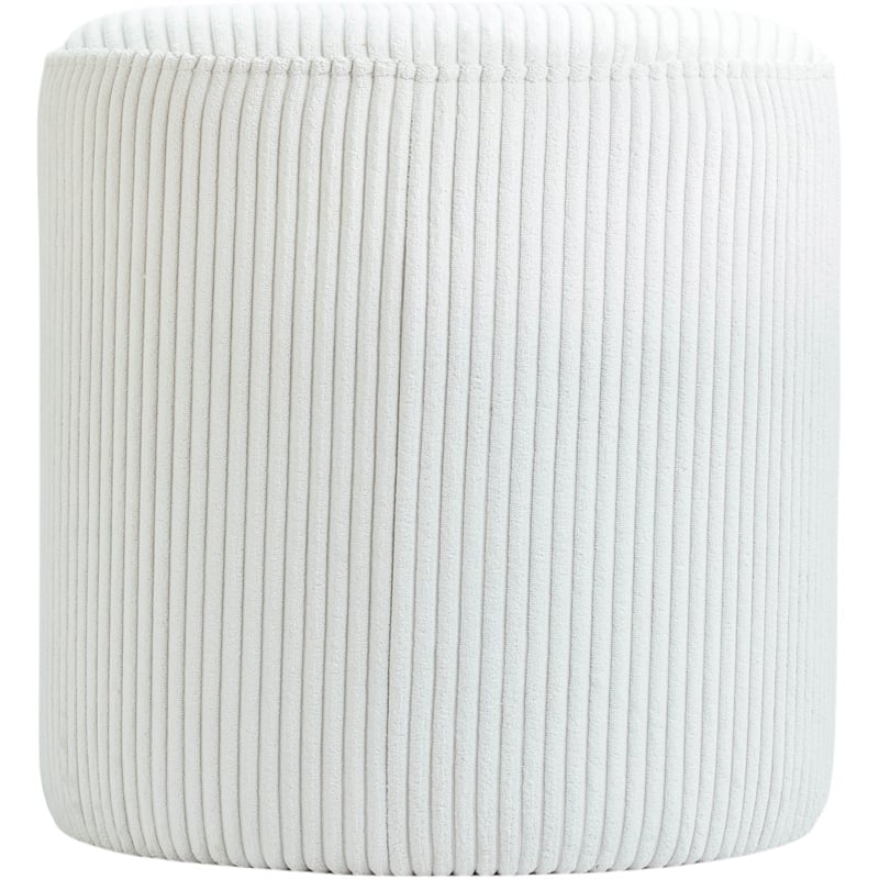 Meridian Furniture Roy Cream Ottoman/Stool