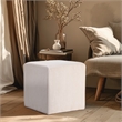 Meridian Furniture Roy Beige Ottoman/Stool