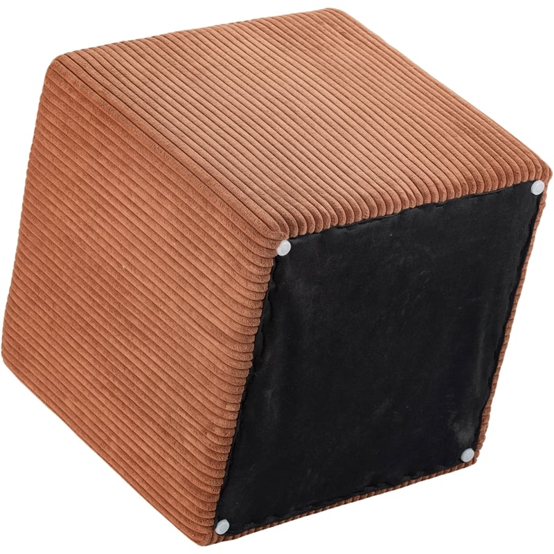 Meridian Furniture Roy Cognac Ottoman/Stool