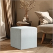 Meridian Furniture Roy Cream Ottoman/Stool