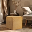 Meridian Furniture Roy Yellow Ottoman/Stool