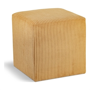 Meridian Furniture Roy Yellow Ottoman/Stool