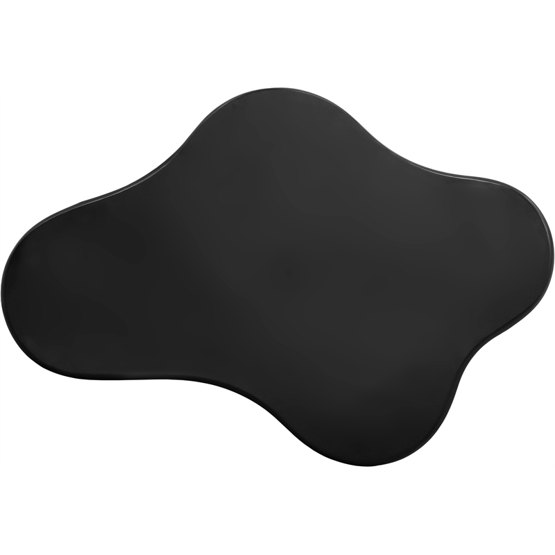 Meridian Furniture Romaine Contemporary Metal Coffee Table in Matte Black