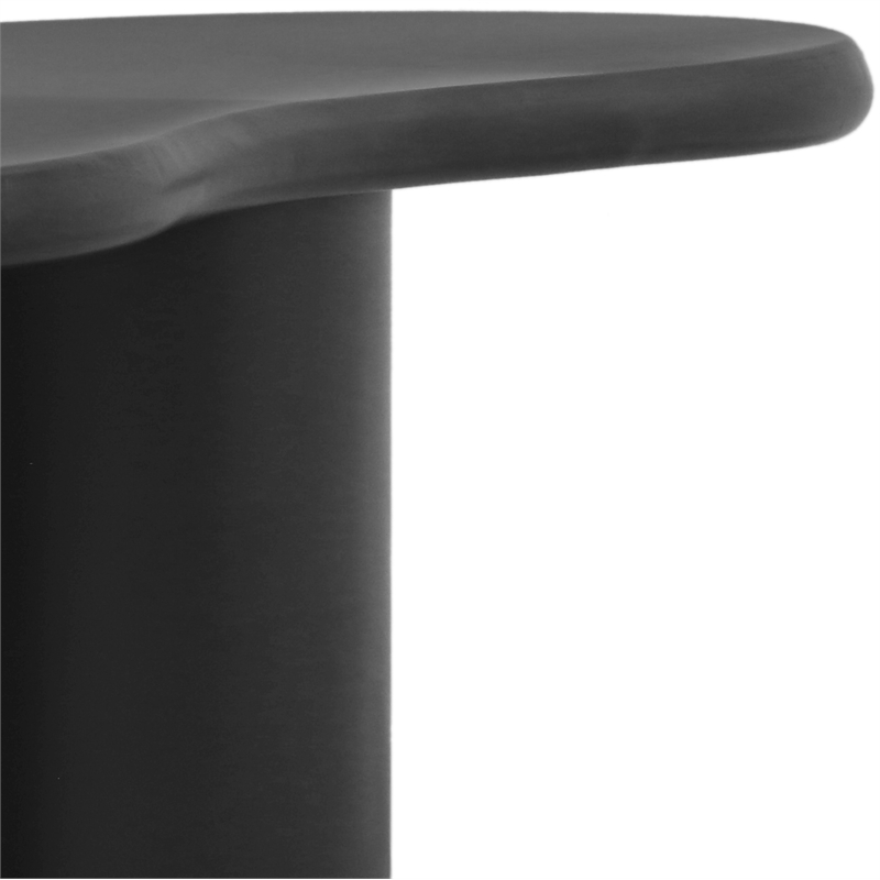 Meridian Furniture Romaine Contemporary Metal Coffee Table in Matte Black