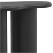 Meridian Furniture Romaine Contemporary Iron Metal End Table in Matte Black