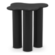 Meridian Furniture Romaine Contemporary Iron Metal End Table in Matte Black