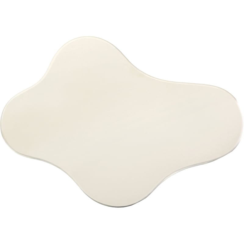 Meridian Furniture Romaine Contemporary Metal Cream End Table