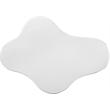 Meridian Furniture Romaine Contemporary Metal End Table in White