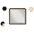 Meridian Furniture Siena Black Mirror
