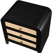 Meridian Furniture Siena Black Night Stand