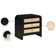 Meridian Furniture Siena Black Night Stand
