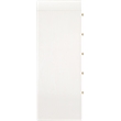 Meridian Furniture Siena White Ash Wood and Natural Cane Chest