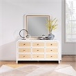 Meridian Furniture Siena White Mirror