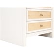 Meridian Furniture Siena White Night Stand