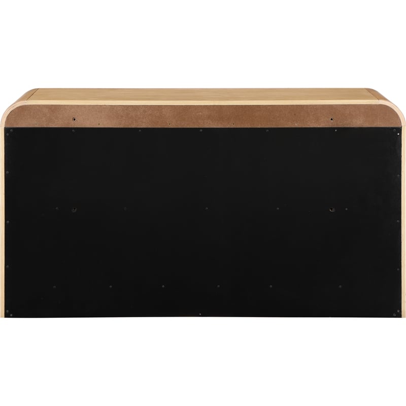 Meridian Furniture Siena NaturalAsh Wood and Natural Cane  Dresser
