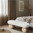 Meridian Furniture Bowies Cream Bench