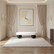 Meridian Furniture Bowies Cream Bench