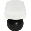 Meridian Furniture Bowies Cream Bench