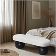Meridian Furniture Bowies Cream Bench