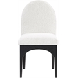 Meridian Furniture Waldorf Cream Boucle Fabric Dining Side Chair