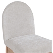 Meridian Furniture Waldorf Grey Chenille Fabric Dining Side Chair