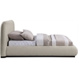 Meridian Furniture Vaughn Beige Chenille Fabric Full Bed