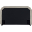 Meridian Furniture Vaughn Beige Chenille Fabric Queen Bed