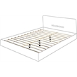 Meridian Furniture Vaughn Grey Chenille Fabric Full Bed
