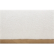 Meridian Furniture Vaughn Cream Boucle Fabric King Bed
