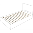 Meridian Furniture Vaughn Cream Boucle Fabric Twin Bed
