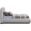Meridian Furniture Vaughn Grey Chenille Fabric Twin Bed