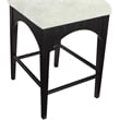 Meridian Furniture Waldorf Mint Chenille Fabric Stool