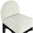 Meridian Furniture Waldorf Mint Chenille Fabric Stool
